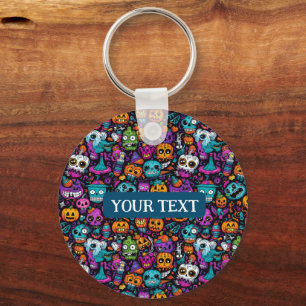 Halloween Monsters Keychain