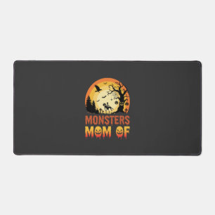 Halloween Monsters Mum of Skeleton Family Desk Mat