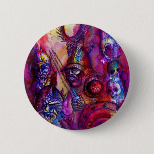 HALLOWEEN MONSTERS / ORC WAR 6 CM ROUND BADGE