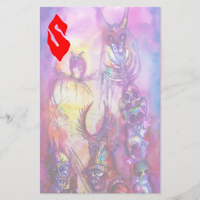 HALLOWEEN MONSTERS / ORC WAR STATIONERY (Front)