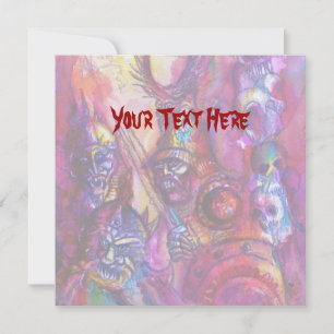 HALLOWEEN MONSTERS / ORK WAR Fantasy Card