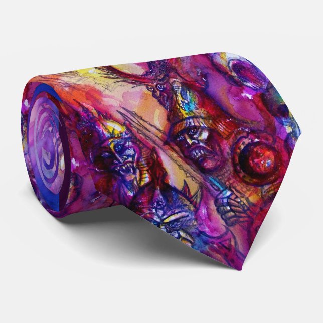 HALLOWEEN MONSTERS / ORK WAR Fantasy Tie (Rolled)