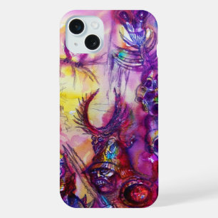 HALLOWEEN MONSTERS / ORK WAR Purple Fantasy iPhone 15 Plus Case