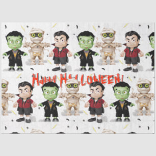 Halloween Monsters Party Tissue Paper