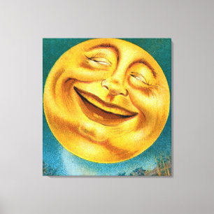 Halloween Moon Canvas Print