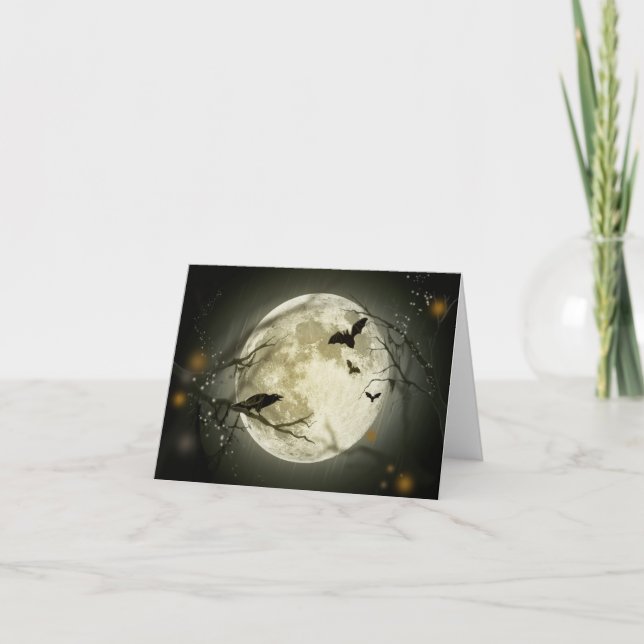 Halloween Moon Card (Front)