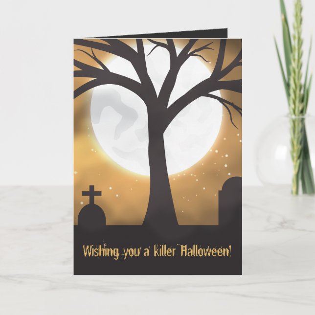 Halloween Moon Card (Front)