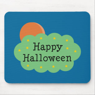 Halloween Moon Mouse Pad