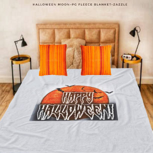 Halloween Moon-PG Fleece Blanket