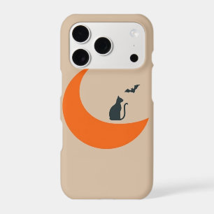 Halloween Moon Phase Phone Case - Orange & Onyx