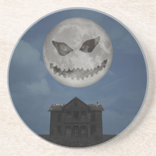 Halloween Moon - Sandstone Coaster