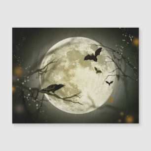 Halloween Moon Spooky Crows
