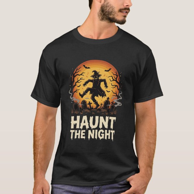 Halloween Moon Trickster Night T-Shirt (Front)
