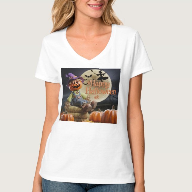 Halloween Moon Women's T-Shirt (Front)