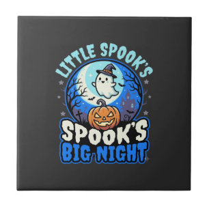 Halloween Moonlit Baby Ghost Tile
