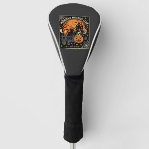 Halloween Moonlit Cat Haunt_2 Golf Head Cover