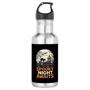 Halloween Moonlit Spooky Night 532 Ml Water Bottle