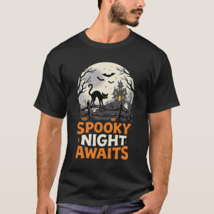 Halloween Moonlit Spooky Night T-Shirt