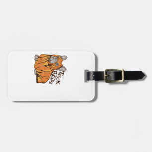 Halloween mops luggage tag