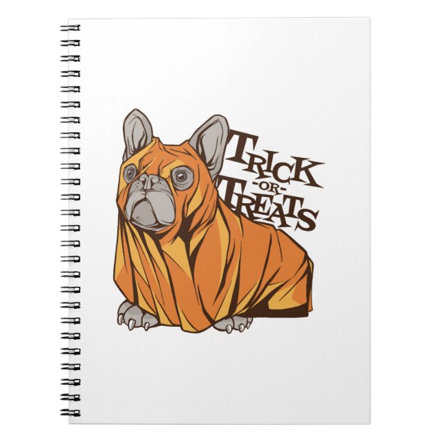 Halloween mops notebook (Front)