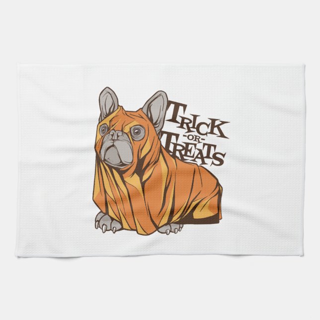 Halloween mops tea towel (Horizontal)