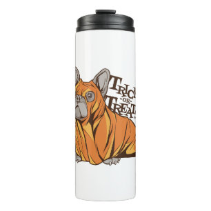 Halloween mops thermal tumbler