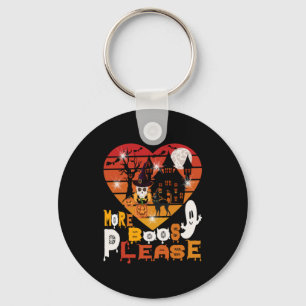 Halloween More Boos Please Key Ring