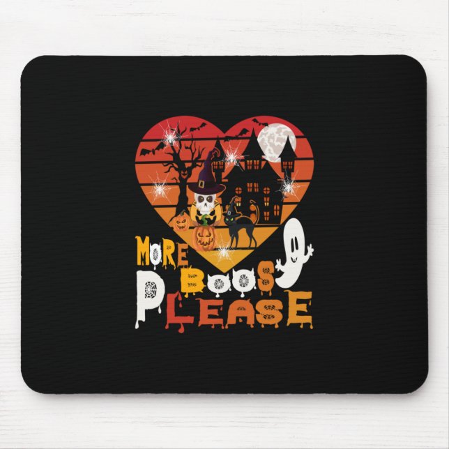 Halloween More Boos Please Mouse Pad (Front)
