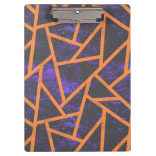 Halloween mosaic patttern clipboard