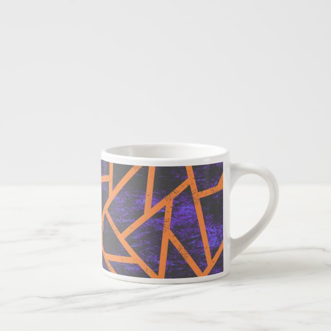 Halloween mosaic patttern espresso cup (Right)