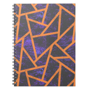 Halloween mosaic patttern notebook