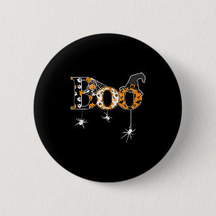 Halloween Motif - Boo  6 Cm Round Badge