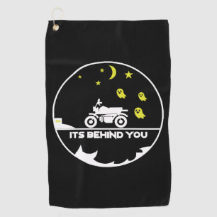 Halloween Motorbike Motorcycle Biker Gift Golf Towel