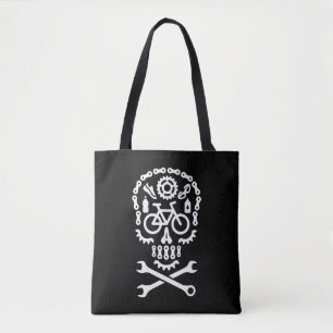 Halloween mountain bike MTB cycling bicycle sugar Tote Bag
