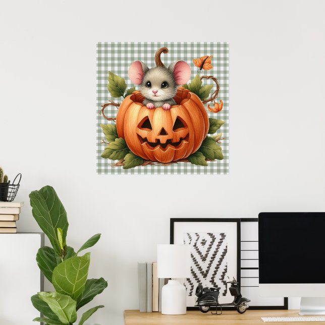 Halloween Mouse Poster (Home Office)