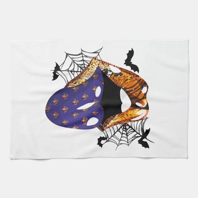 Halloween Mouth Tea Towel (Horizontal)