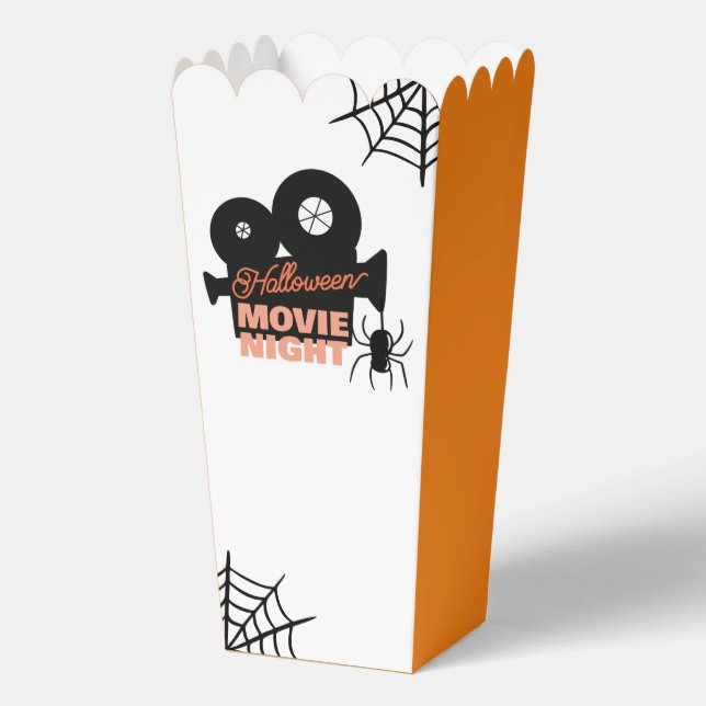 Halloween Movie Night Favour Box (Back)