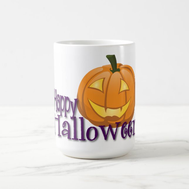 Halloween Mug/Happy Halloween Pumpkin Coffee Mug (Center)