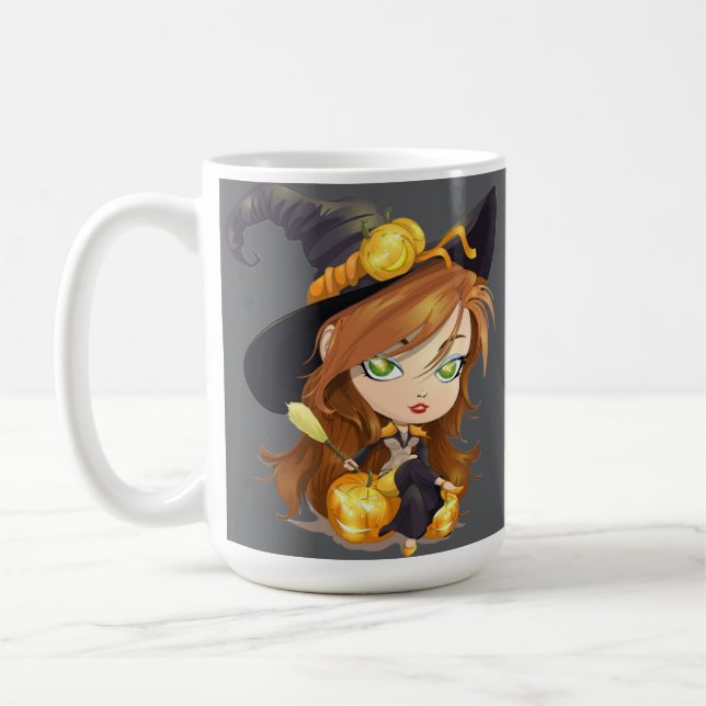 Halloween Mug – Spooky & Cute Fall Coffee Cup (Left)