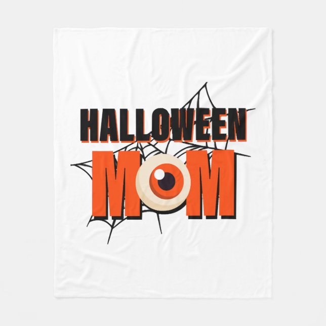 Halloween Mum - Halloween Costume Fleece Blanket (Front)