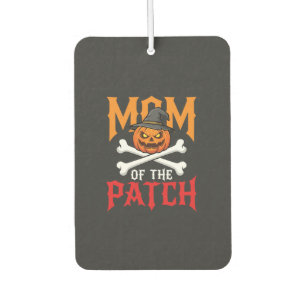 Halloween Mum of the Patch Pumpkin Witch Car Air Freshener