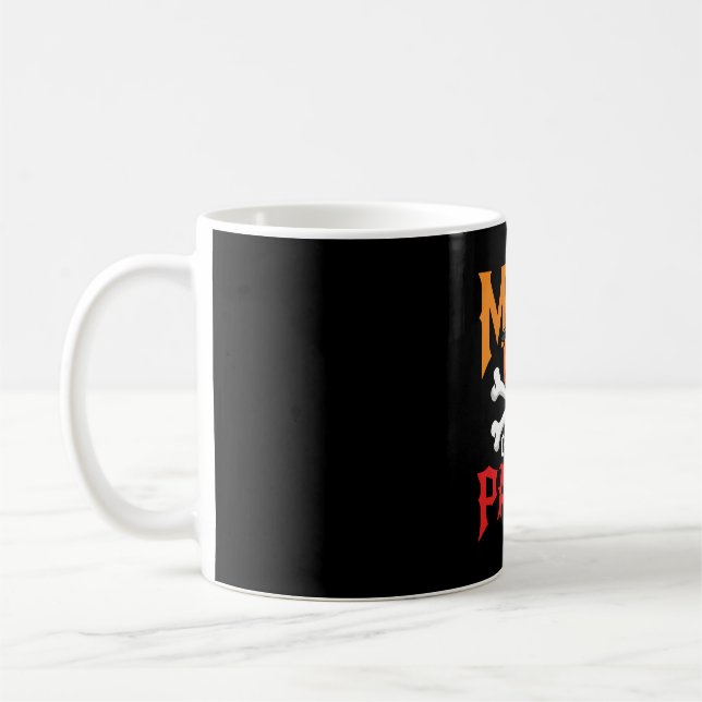 Halloween Mum of the Patch Pumpkin Witch Coffee Mug (Left)