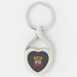 Halloween Mum of the Patch Pumpkin Witch Key Ring