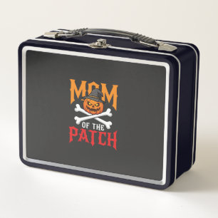 Halloween Mum of the Patch Pumpkin Witch Metal Lunch Box