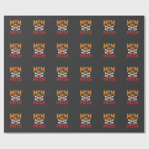 Halloween Mum of the Patch Pumpkin Witch Wrapping Paper