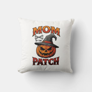 Halloween Mum Shirt Pumpkin Bones Vintage Art_1 Cushion