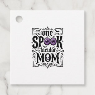 Halloween Mum Spooky Vintage Engraving Shirt Desig Favour Tags