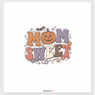 Halloween Mum Sweet Pumpkin Vintage Shirt Design_1