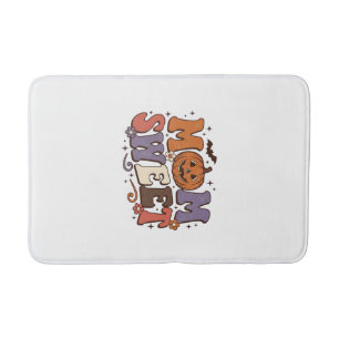 Halloween Mum Sweet Pumpkin Vintage Shirt Design_1 Bath Mat
