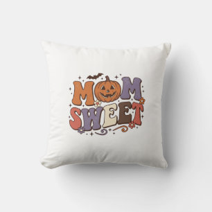 Halloween Mum Sweet Pumpkin Vintage Shirt Design_1 Cushion